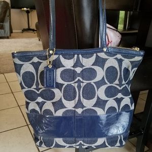 Coach jean bag